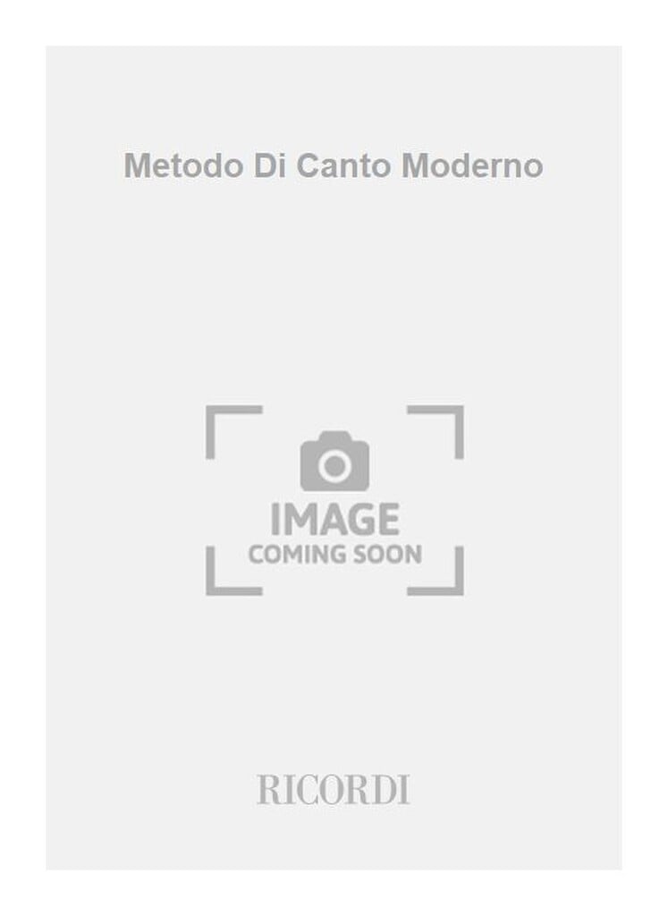 Metodo Di Canto Moderno